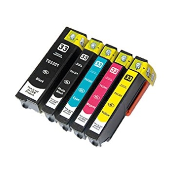 5 Druckerpatronen Kompatible Tinte zu Epson 33 XL