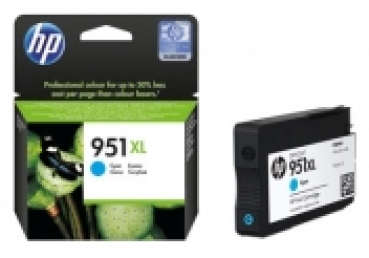 HP Original Tinte 951XL cyan (CN046AE) für 1.500 Seiten