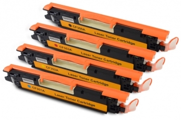 4 Toner kompatibel für HP CF350A, CF351A, CF352A, CF353A SET