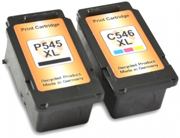 PG545 CL546 XL 2 Druckerpatronen kompatibel für Canon PG-545 CL-546 SET