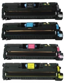 4 Toner kompatibel für HP Color Laserjet 1500 2500 2550 2840
