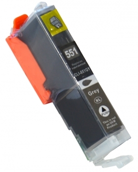 Druckerpatrone kompatibel für Canon CLI-551 XL GREY mit Chip