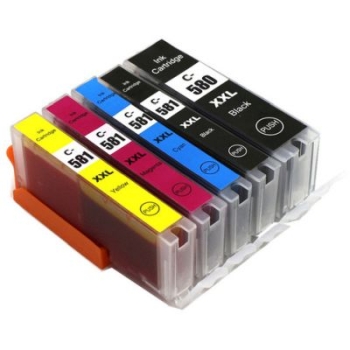 5 Druckerpatronen kompatibel für Canon PGI-580 - CLI-581 XL