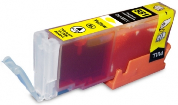 Druckerpatrone yellow kompatibel für Canon CLI-551 XL mit Chip Druckerpatrone yellow kompatibel für Canon CLI-551 XL mit Chip