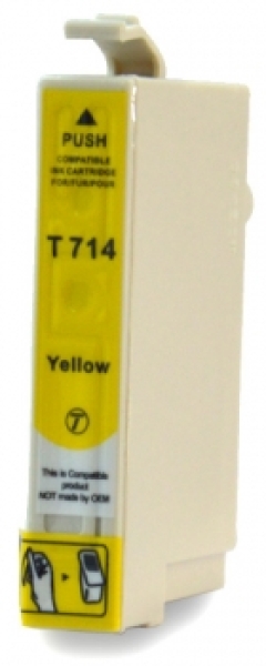 T0714 Druckerpatrone kompatibel für Epson T-0714 yellow