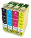 4 Druckerpatronen kompatibel für Epson T1811 - T1814 18XL C13T18164010