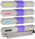 [NB] SET Toner kompatibel für OKI ES5430 44469740,44469741, 44469742, 44469814